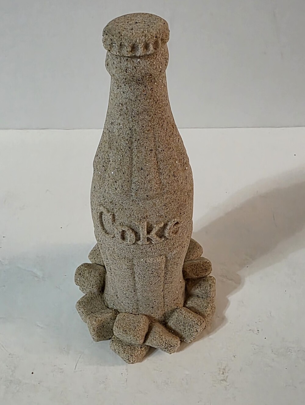 Coca Cola Sand Sculpture Of Traditional Bottle 1991 - Picture 3 of 9